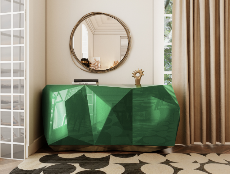 The Jewel Of Contemporary Furniture - Diamond Sideboard by Boca do Lobo