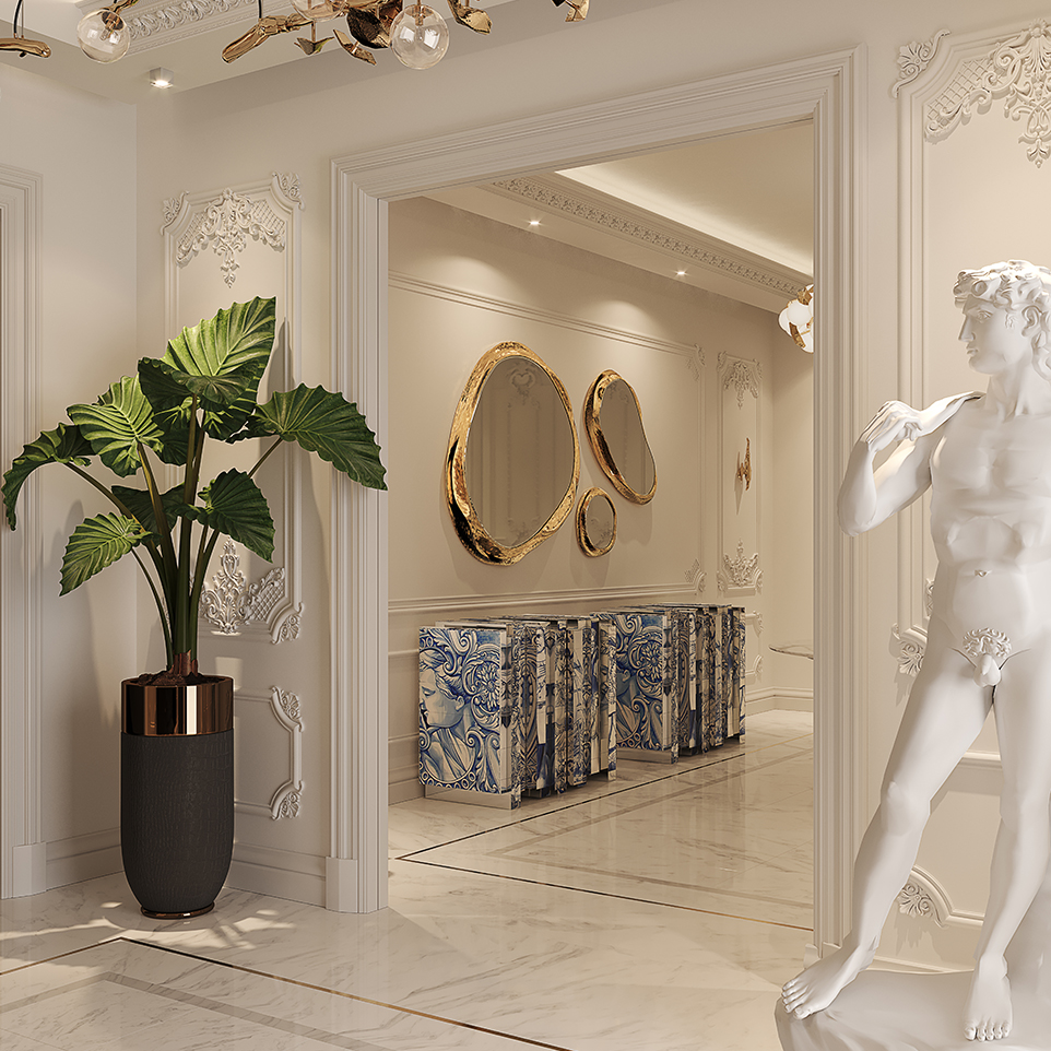 It’s a luxury entryways with a Heritage Sideboard by Boca Do Lobo