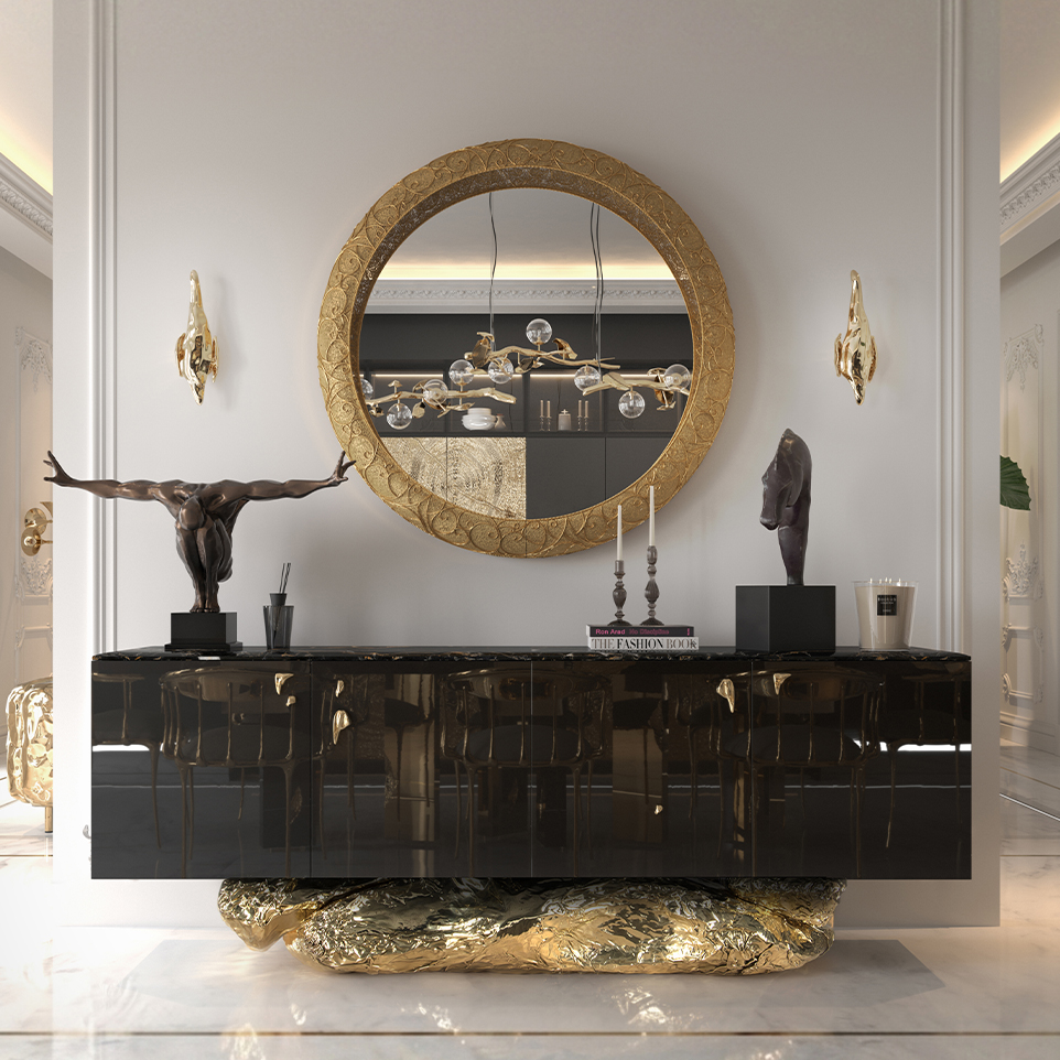 It’s a luxury entryways with a Angra Sideboard by Boca Do Lobo